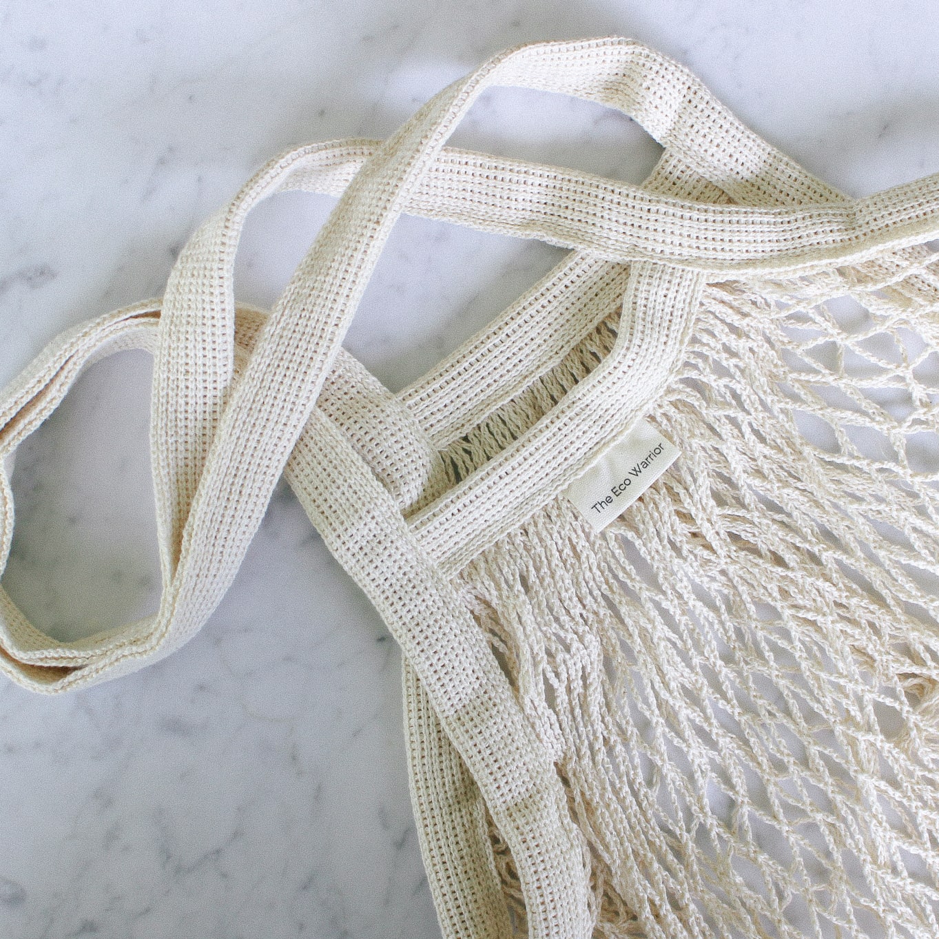 Organic Cotton Netted Tote Bag