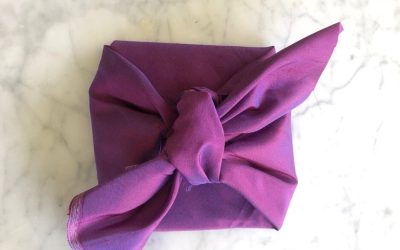 Reusable Purple Gift Wrap